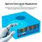 Швидкий зарядний пристрій Relife RL-304R / бездротова зарядка QI 15W / 2xUSB / 3xUSB Type-C PD3.1 / 260W
