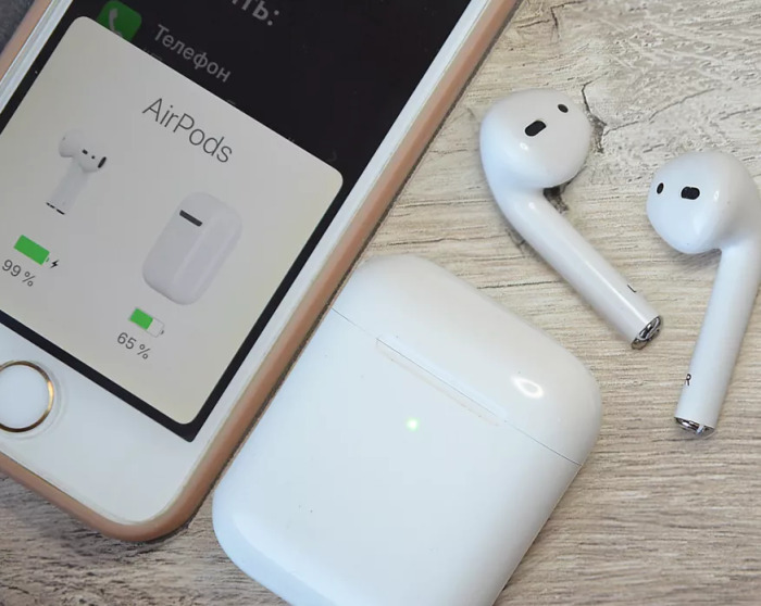Беспроводные наушники Danny Air Pods 2 топ чип, кейс с беспроводной зарядкой