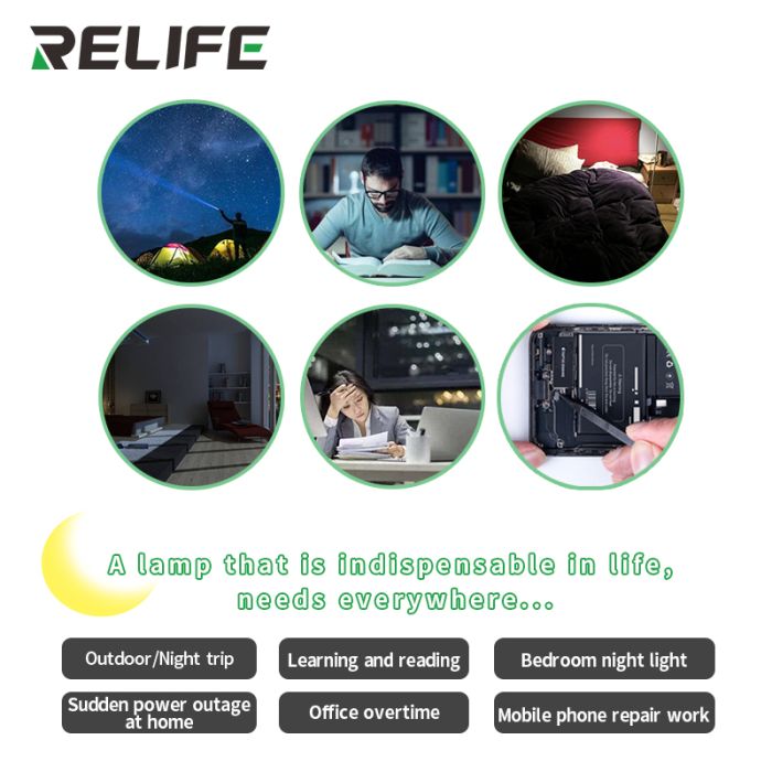Лампа USB RELIFE RL-805 Mini LED Light для Powerbank / 5 В / 8 Вт