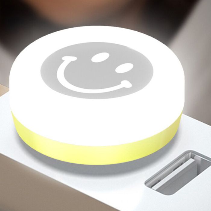 USB LED лампочка ночник смайлик в упаковке