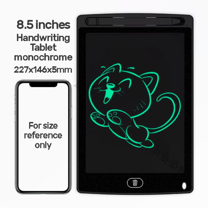 Планшет графічний для малювання, нотаток 8.5" LCD Writing Pad Black