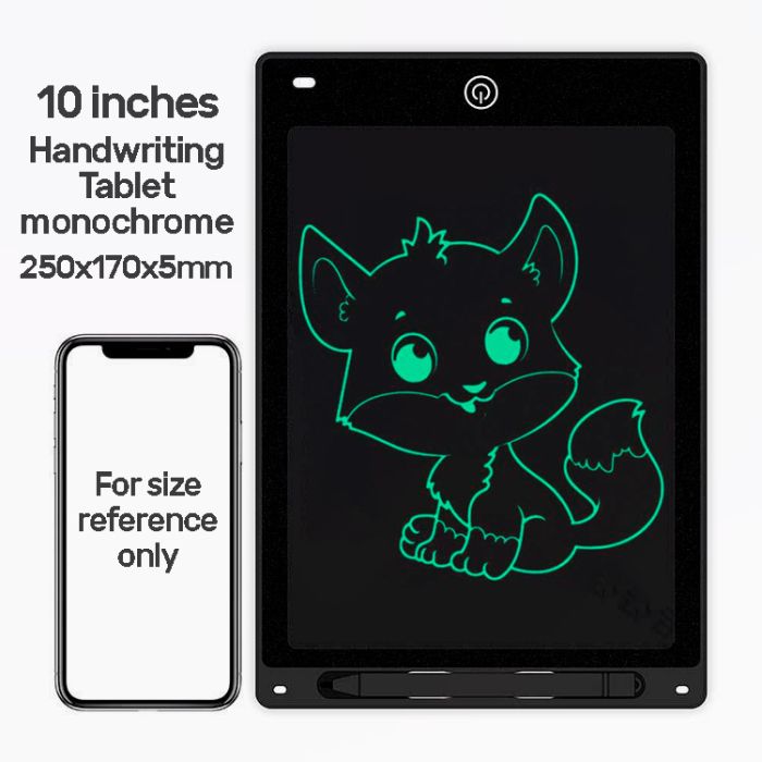 Планшет графічний для малювання, нотаток 10" LCD Writing Pad Black