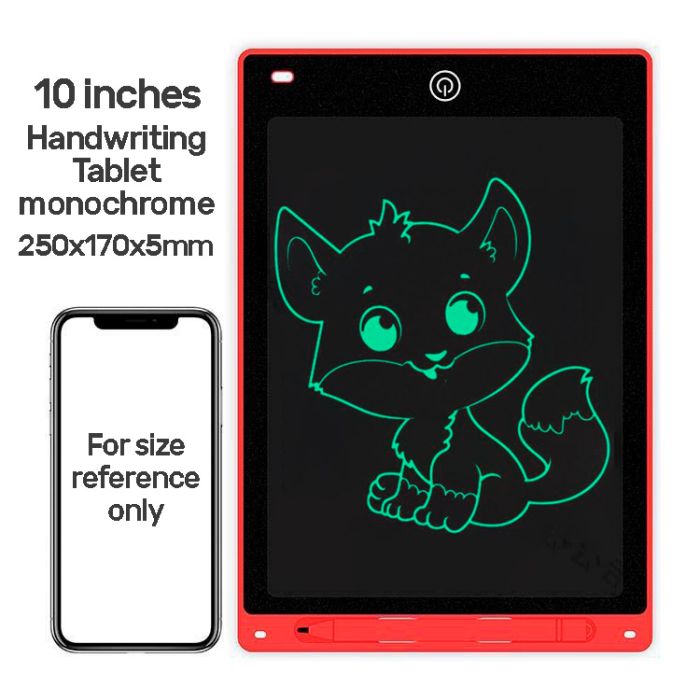 Планшет графический для рисования, заметок 10" LCD Writing Pad Red