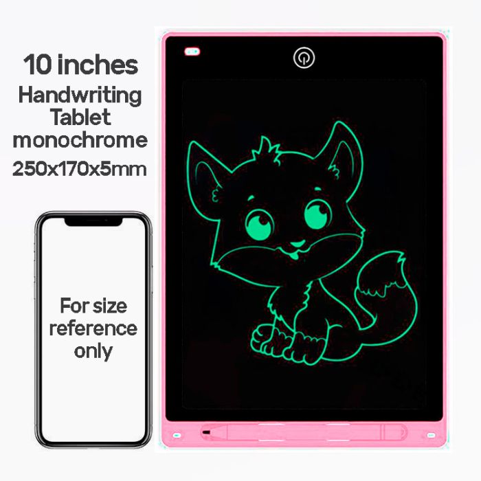 Планшет графический для рисования, заметок 10" LCD Writing Pad Pink