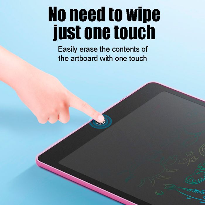 Планшет графический для рисования, заметок 16" LCD Writing Pad Pink