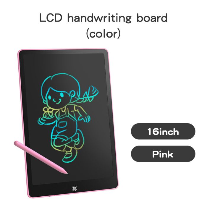 Планшет графический для рисования, заметок 16" LCD Writing Pad Pink