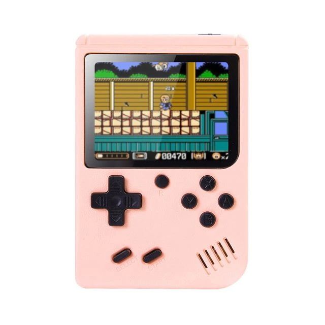 Портативная игровая приставка Gamemaster 500 in 1 джойстик, консоль, 8 bit Pink