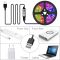Светодиодная LED лента Bluetooth, USB, 30 диодов на 1 метр, приложение, работа от Powerbank, 5В, IP20, 1 м