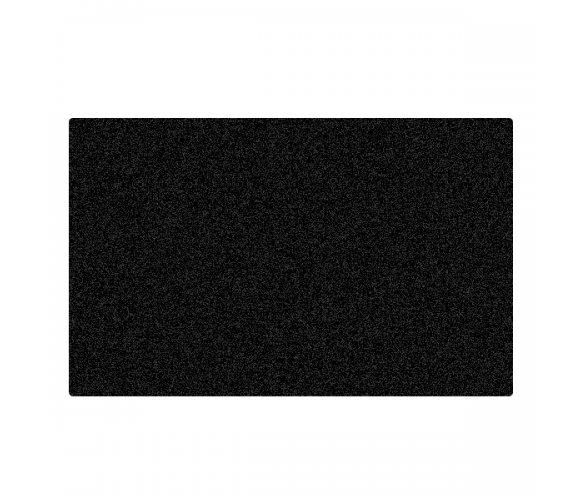 Коврик 180*220 тканевой, толщина 1,6 мм, цвет Black, Пакет