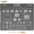 Трафарет BGA Amaoe A14 для iPhone 12/12 Pro/12 Pro Max/12 Mini всі мікросхеми (0.12mm) V4.0