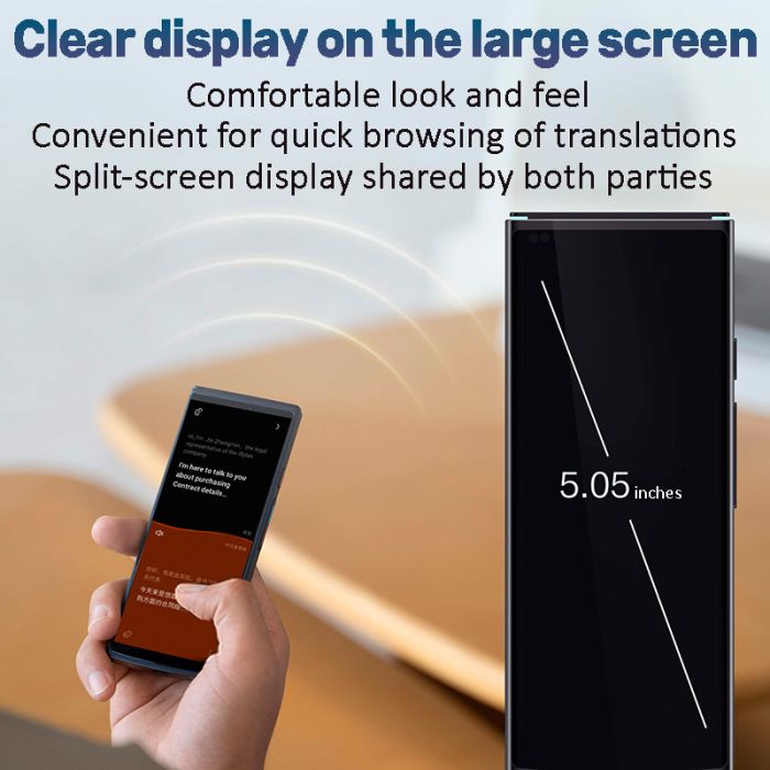 Розумний перекладач iFlytek 4.0 зі штучним інтелектом / 2000 mAh / Bluetooth / LTE