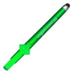 Ручка сувенирная VNGSM шариковая со стилусом и подставкой Green