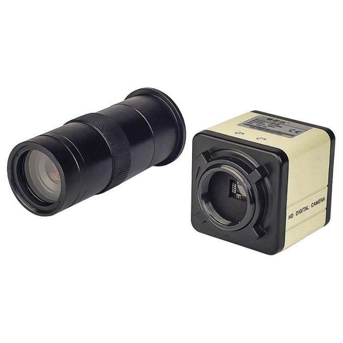 Микроскоп цифровой Kaisi 708M с монитором HD 7" / штатив / подсветка / фокус 36-240 мм / 130X / 2Mp