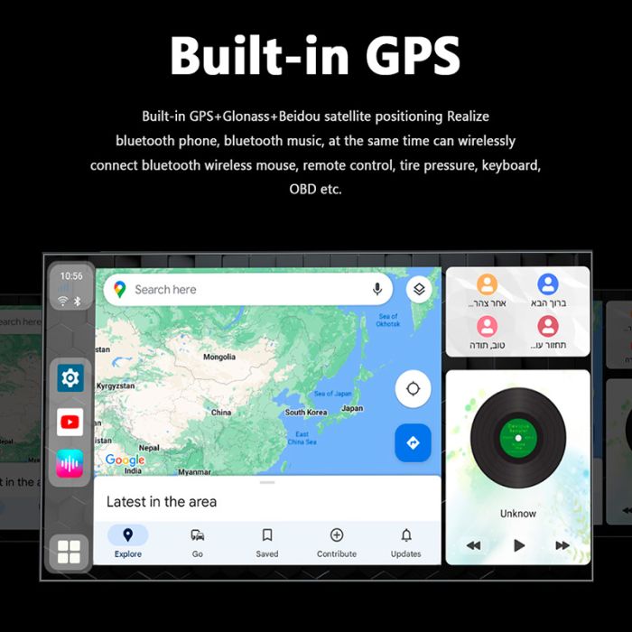 Автомобільний CarPlay Mini Box UX-999 Plus / 64 ГБ / Android 12