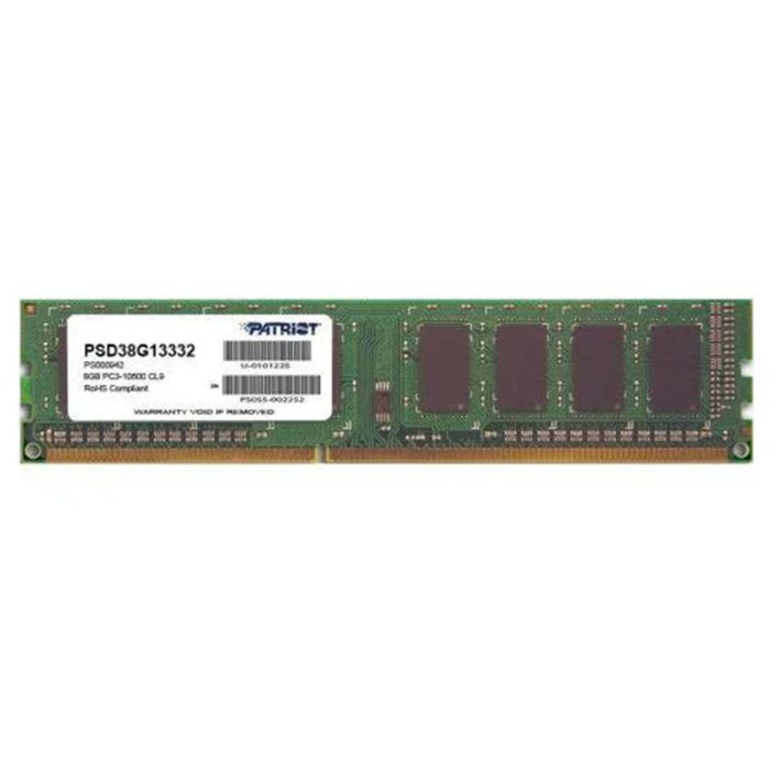 Память 8Gb DDR3, 1333 MHz (PC3-10600), Patriot, 9-9-9-28, 1.5V