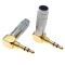 Разъём HM-081 3pin 3.5mm mini-jack угловой Серый