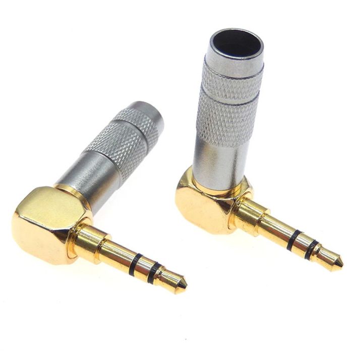 Разъём HM-081 3pin 3.5mm mini-jack угловой Серый