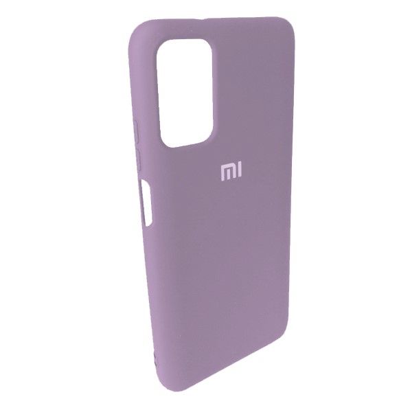 Чохол Silicone Case Full для Xiaomi Redmi Note 10/10S Lilac
