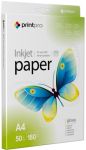 Фотобумага PrintPro, глянцевая, A4, 180 г/м², 50 л (PGE180050A4)