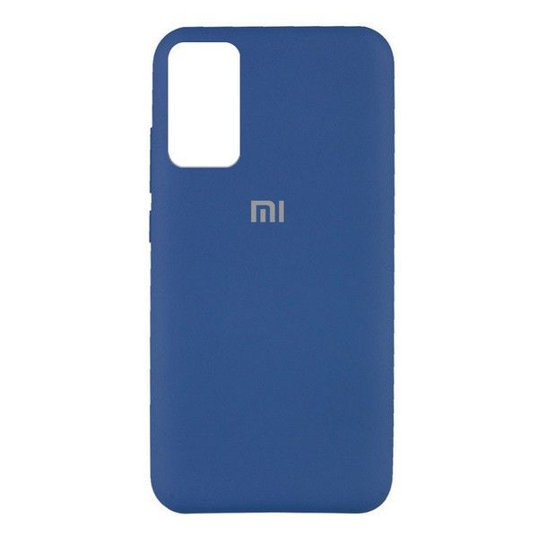 Чехол Silicone Case Full для Xiaomi Redmi 10 Navy Blue