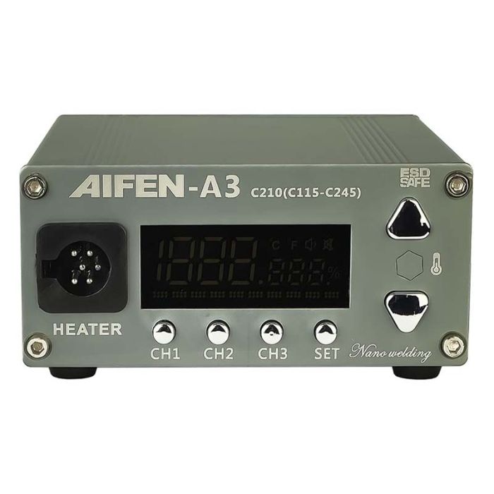 Паяльная станция прецизионная Aifen A3 / паяльник JBC C210 / 100-450°C / 3 канала памяти / 120 Вт