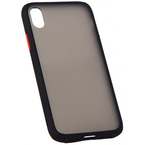 Чехол Matte Case для Realme C2 Черный/Красный
