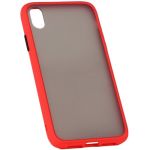 Чохол Matte Case для Vivo Y30 Червоний/Чорний