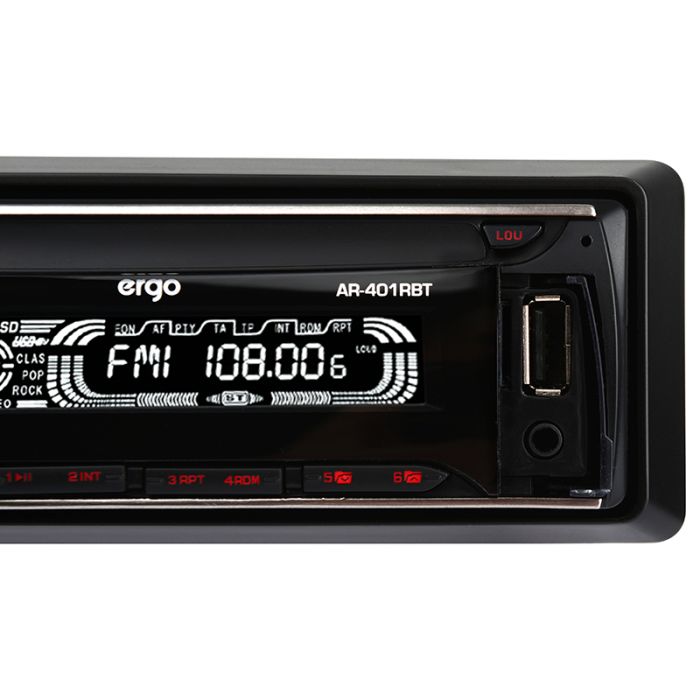 Автомагнітола ERGO AR-401RBT