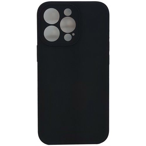 Чехол Silicone Case Full Camera для iPhone 13 Pro Max Black