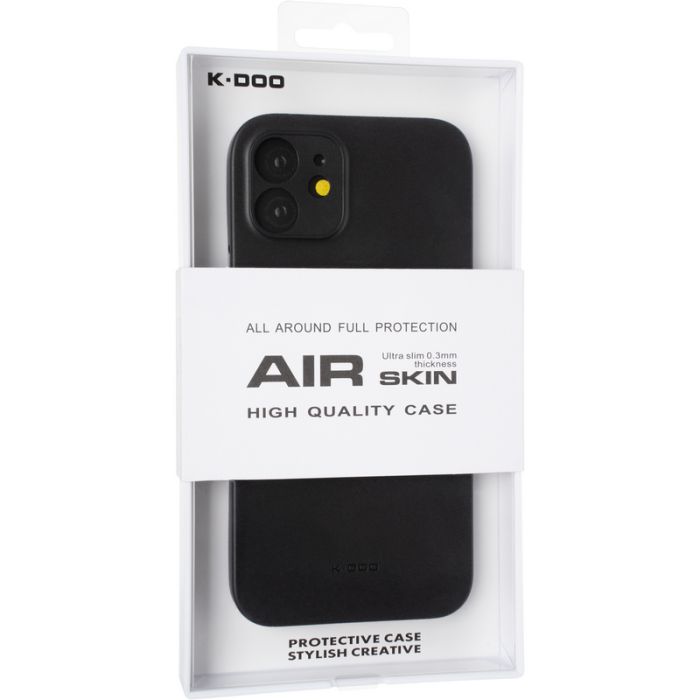 Чохол-накладка K-DOO Air Skin для iPhone 12 Black