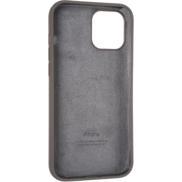 Чехол-накладка Original Full Soft Case для iPhone 12 Pro Max Cocao
