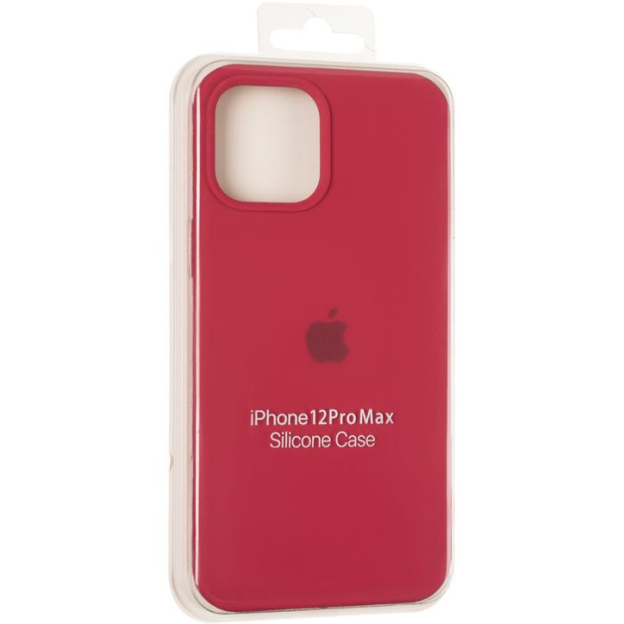 Чехол-накладка Original Full Soft Case для iPhone 12 Pro Max Garnet
