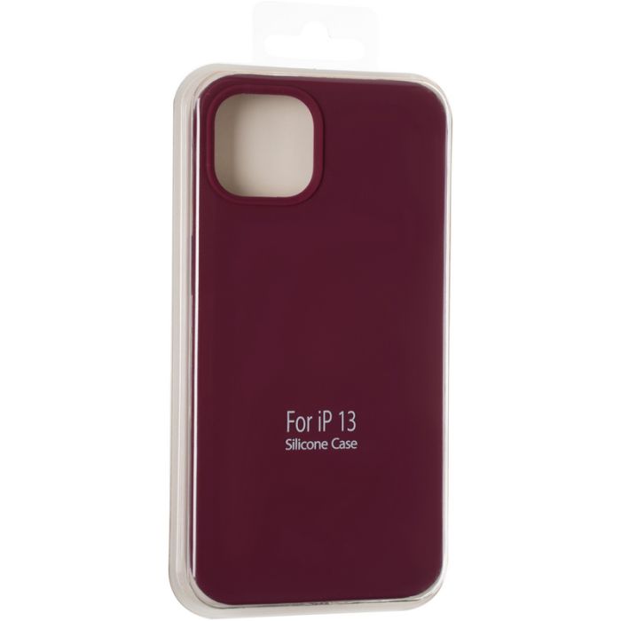 Чехол-накладка Original Full Soft Case для iPhone 13 Marsala (Without logo)