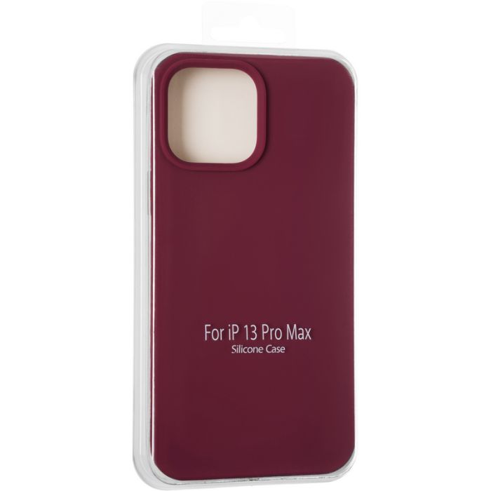 Чехол-накладка Original Full Soft Case для iPhone 13 Pro Max Marsala (Without logo)