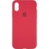 Чохол-накладка Original Full Soft Case для iPhone X/XS Garnet