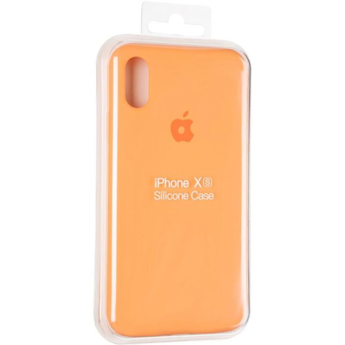 Чехол-накладка Original Full Soft Case для iPhone X/XS Papaya