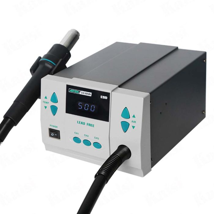 Термоповітряна паяльна станція Aifen 861DW фен / 100-500°С / 7 насадок / 3 канали пам'яті / 1000 Вт
