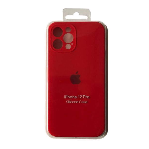 Чохол Silicone Case Full Camera для iPhone 12 mini red