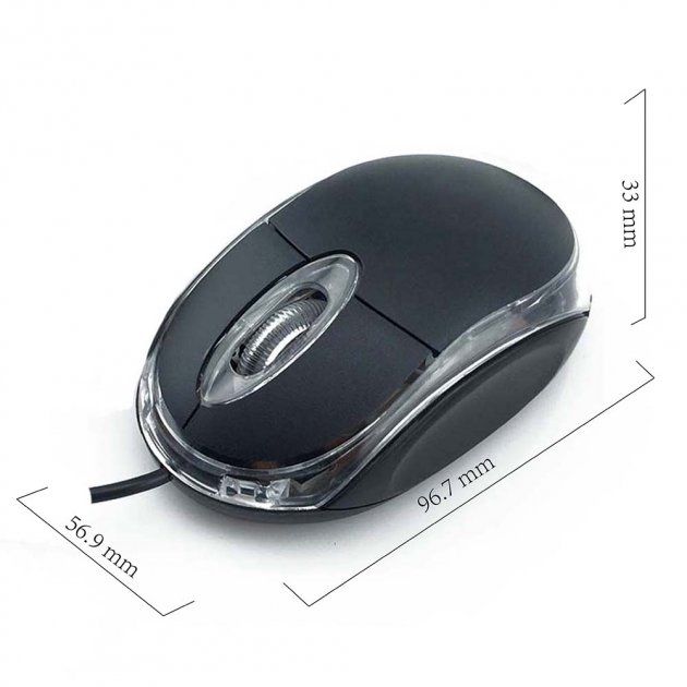 Мышь USB JEDEL TB220/KB121 Black