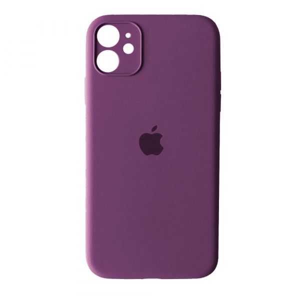 Чехол Silicone Case Full Camera для iPhone 12 (45) purple