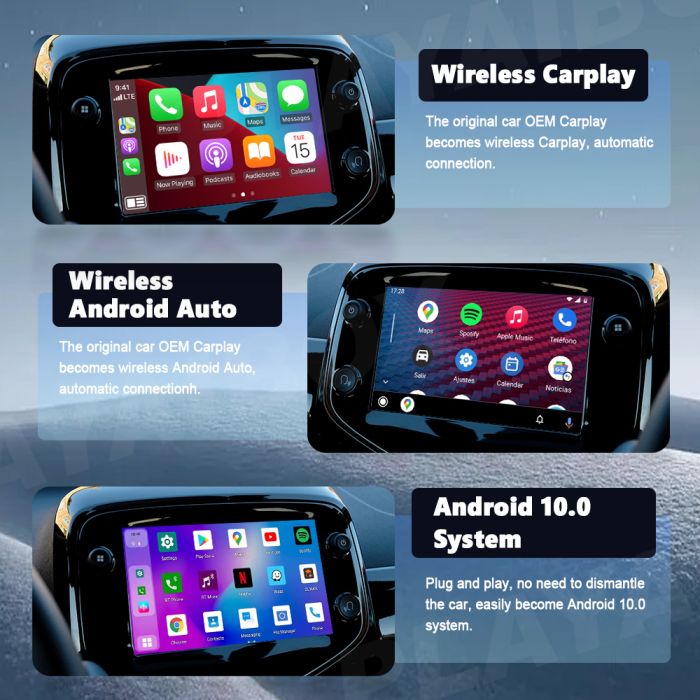 Автомобільний CarPlay Mini Box UX-999 Lite / 32 ГБ / Android 13
