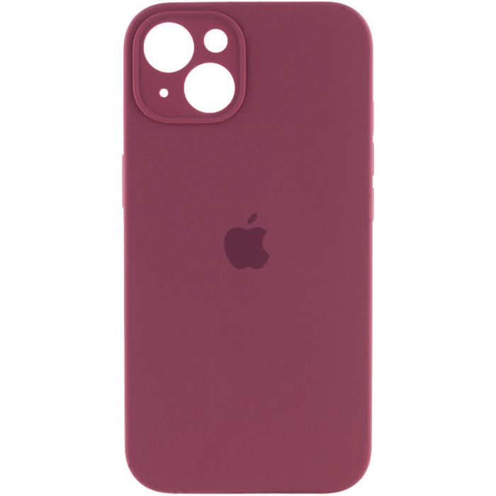 Чехол Silicone Case Full Camera для iPhone 13 plum