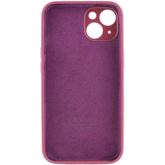 Чехол Silicone Case Full Camera для iPhone 13 plum