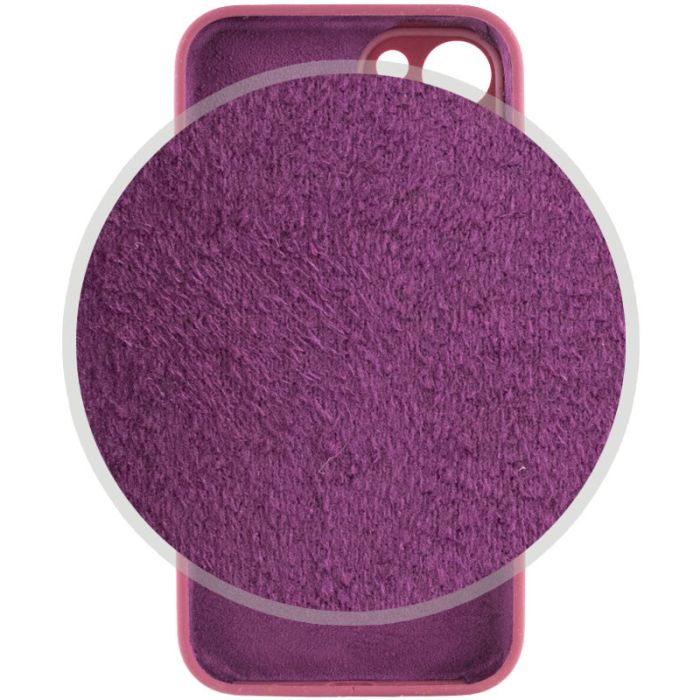 Чехол Silicone Case Full Camera для iPhone 13 plum