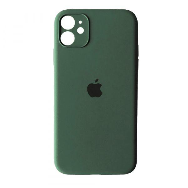 Чехол Silicone Case Full Camera для iPhone 12 (58) pine green