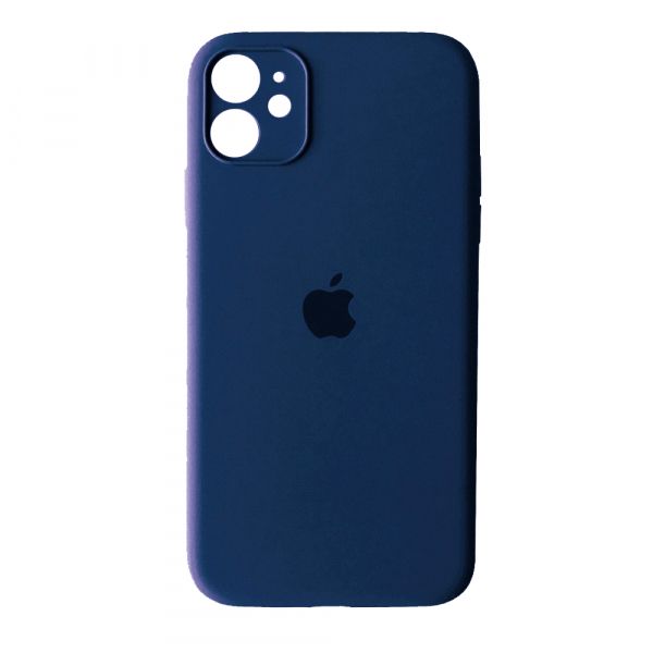 Чохол Silicone Case Full Camera для iPhone 12 (63) deep navy