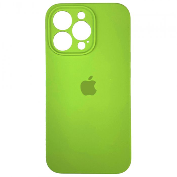 Чехол накладка бампер Silicone Case Full Camera for iPhone 13 Pro Max (60) party green