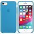 Чехол Silicone case для iPhone 7/8  blue