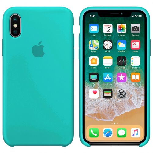 Чохол Silicone case для iPhone XR azure