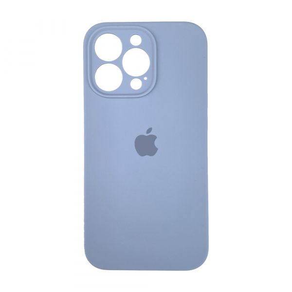 Чехол Silicone case Full Camera для iPhone 13 Pro Max lilac